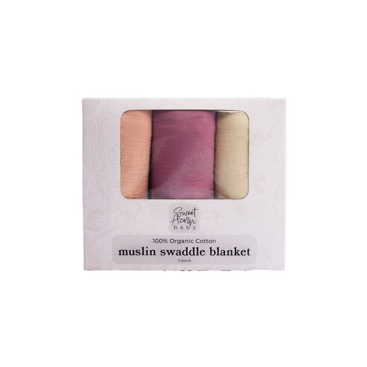 Bloom Swaddle Blanket Set | 3-Pack