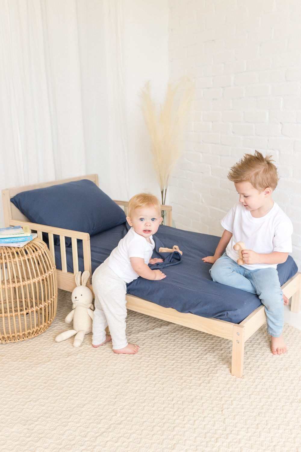 Bay Blue Toddler Sheet Set