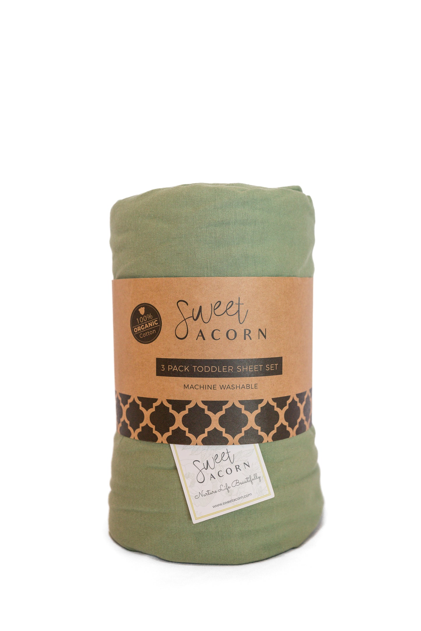 Juniper Green Crib Sheet