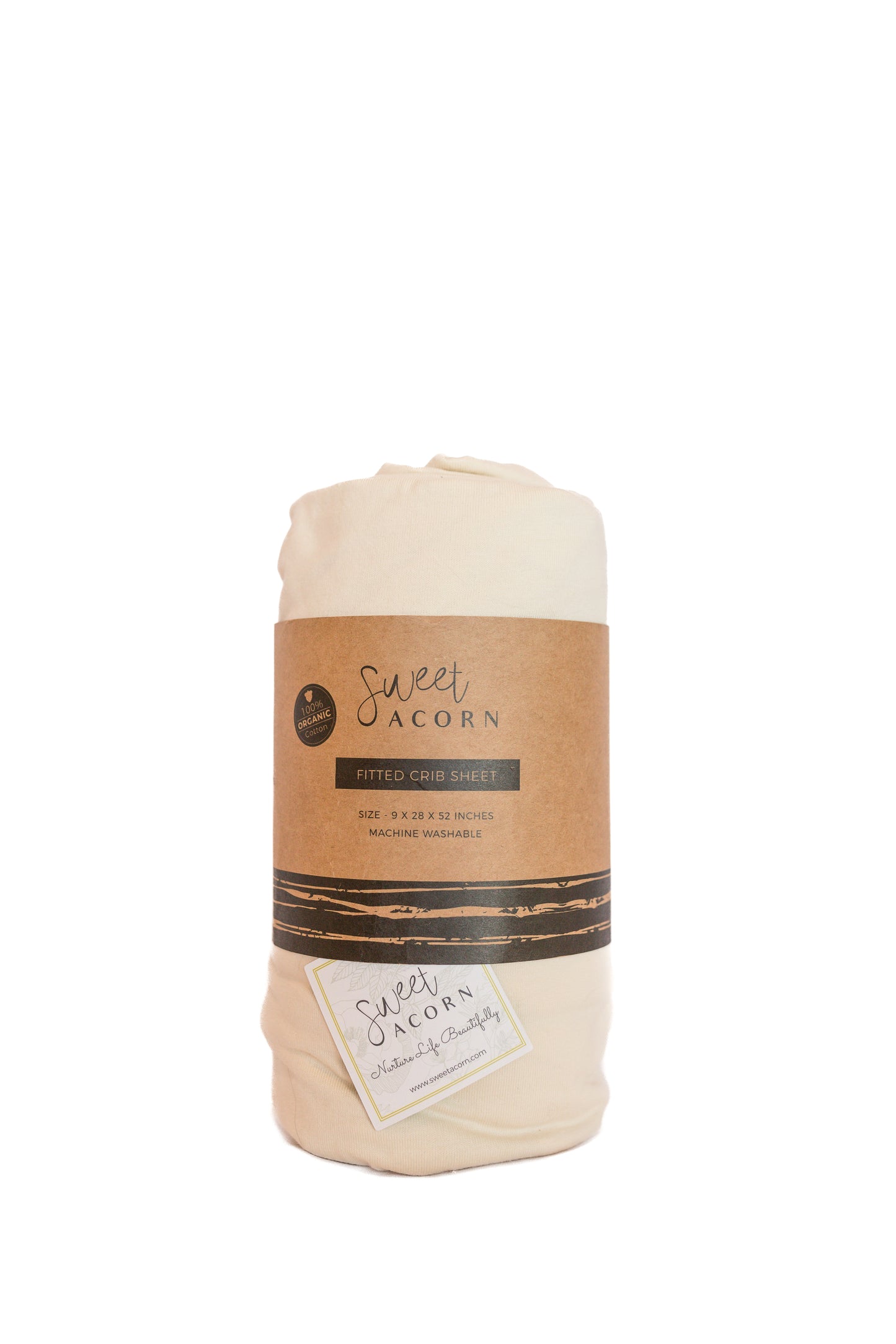 Salt White Crib Sheet