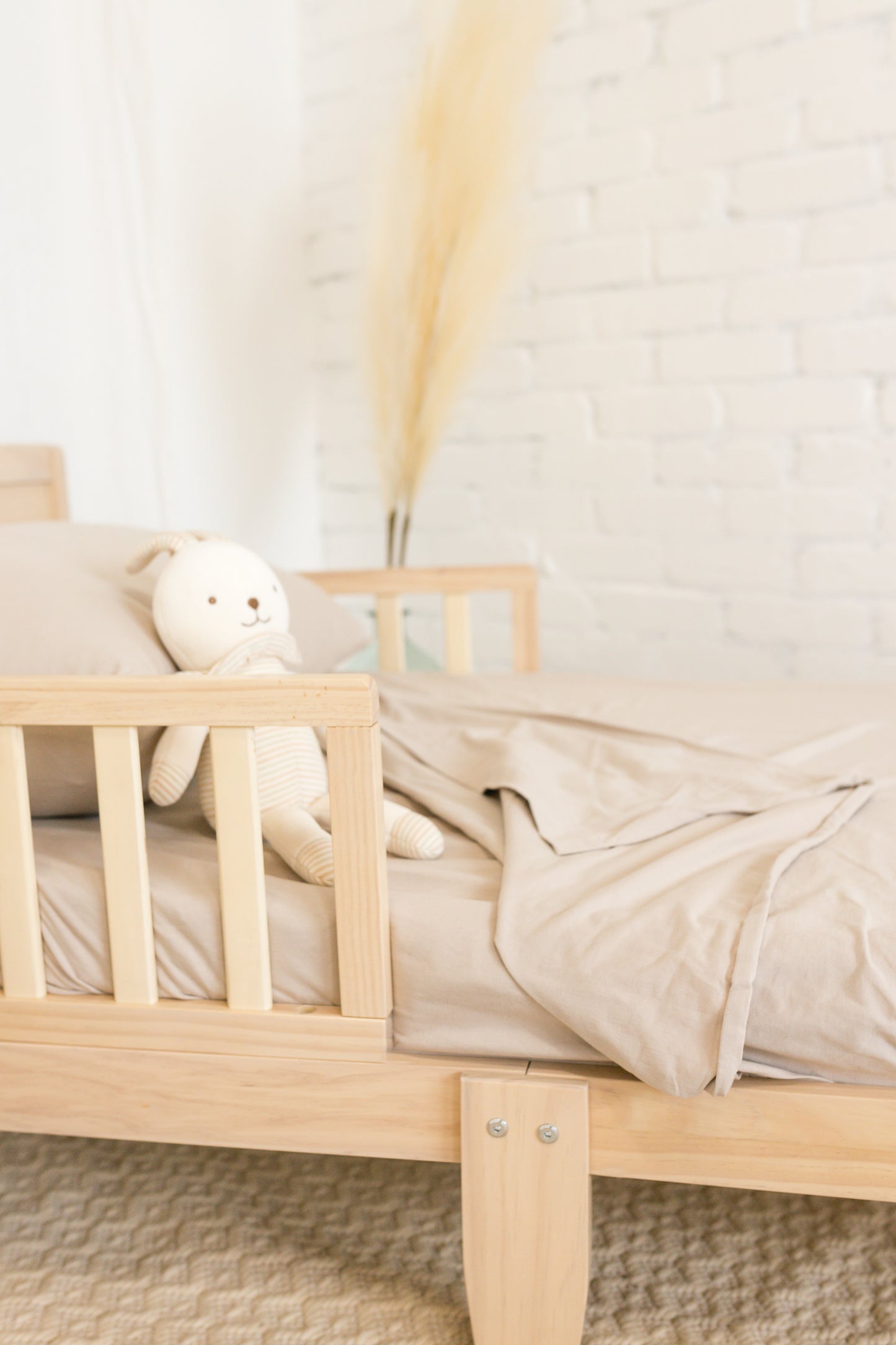 Fog Grey Toddler Sheet Set